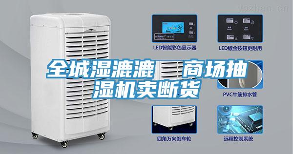 全城濕漉漉 商場抽濕機賣斷貨
