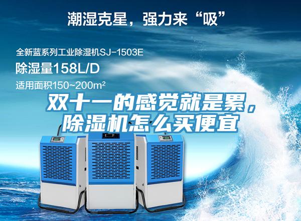 雙十一的感覺就是累,除濕機(jī)怎么買便宜