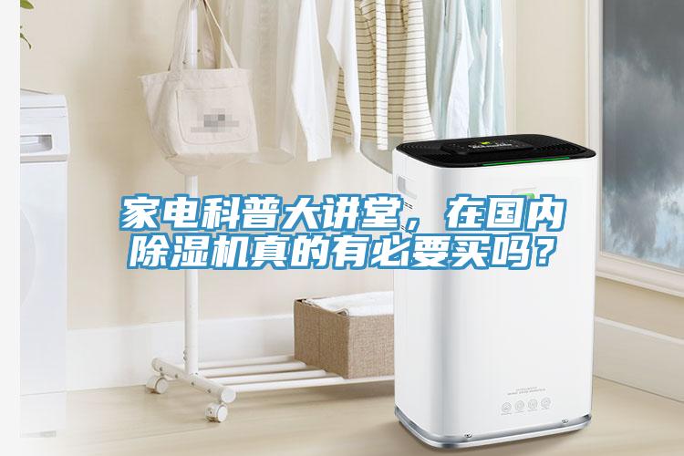 家電科普大講堂,在國(guó)內(nèi)除濕機(jī)真的有必要買嗎?