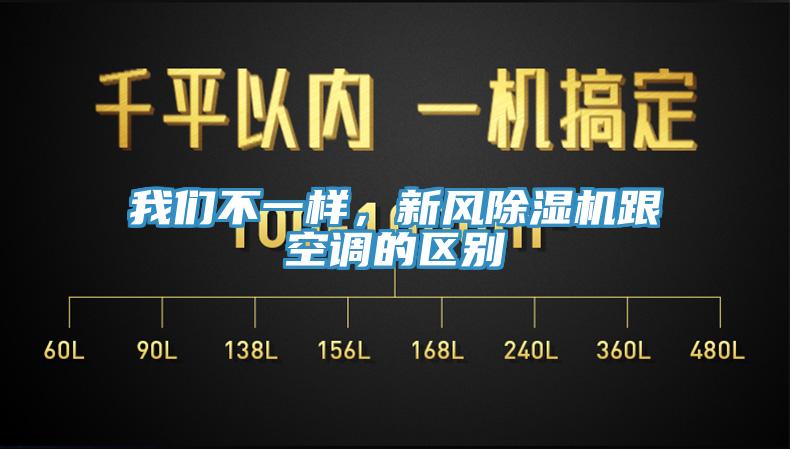 我們不一樣，新風除濕機跟空調的區別