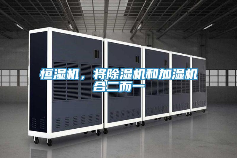 恒濕機,將除濕機和加濕機合二而一