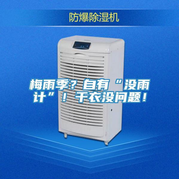 梅雨季？自有“沒雨計”！干衣沒問題！