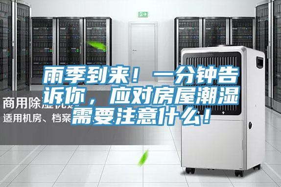 雨季到來！一分鐘告訴你，應對房屋潮濕需要注意什么！