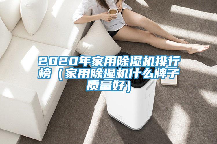 2020年家用除濕機排行榜（家用除濕機什么牌子質量好）
