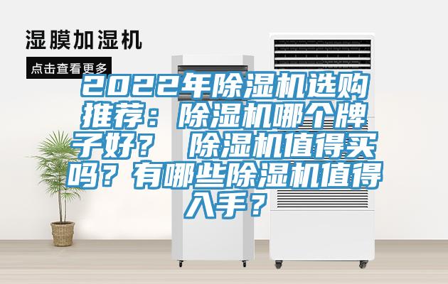 2022年除濕機選購推薦：除濕機哪個牌子好？ 除濕機值得買嗎？有哪些除濕機值得入手？