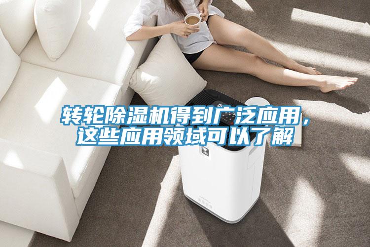 轉輪除濕機得到廣泛應用,這些應用領域可以了解