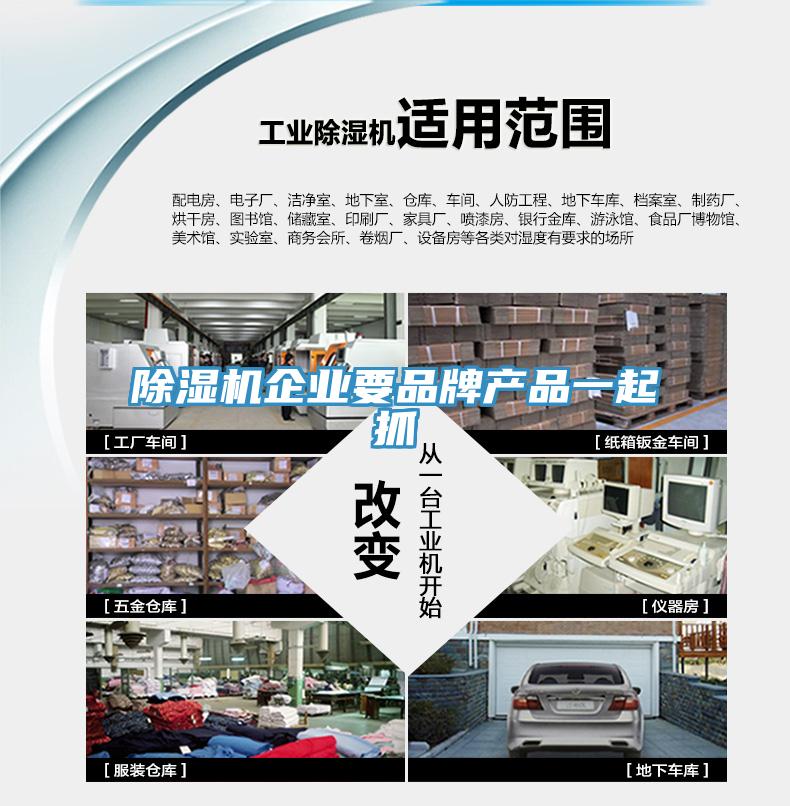 除濕機企業要品牌產品一起抓