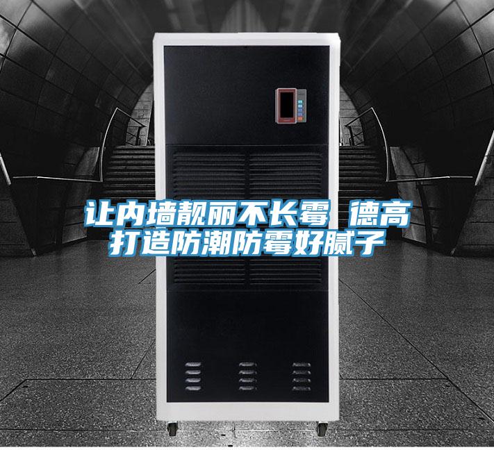 讓內墻靚麗不長霉 德高打造防潮防霉好膩子