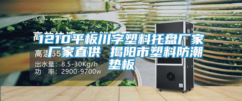 1210平板川字塑料托盤廠家 廠家直供 揭陽(yáng)市塑料防潮墊板