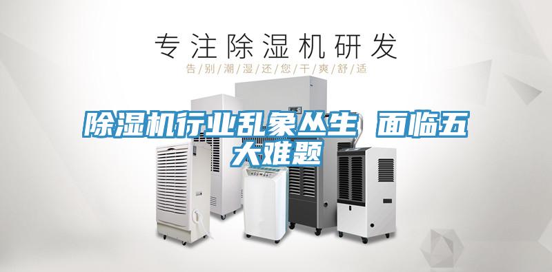 除濕機(jī)行業(yè)亂象叢生 面臨五大難題