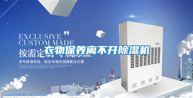 衣物保養離不開除濕機