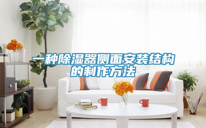 一種除濕器側面安裝結構的制作方法