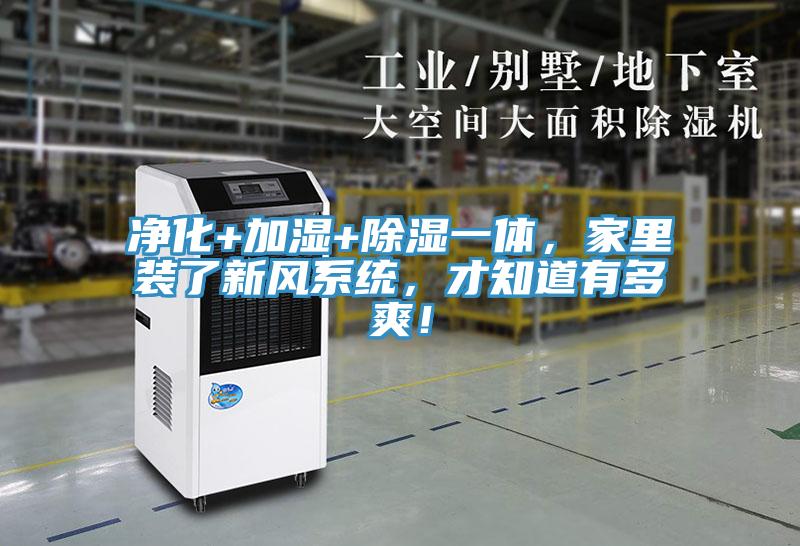 凈化+加濕+除濕一體，家里裝了新風系統，才知道有多爽！