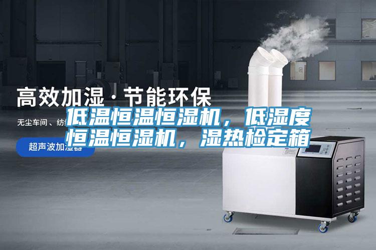 低溫恒溫恒濕機，低濕度恒溫恒濕機，濕熱檢定箱