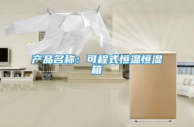 產品名稱：可程式恒溫恒濕箱