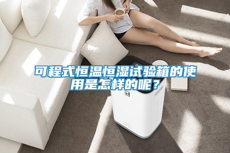 可程式恒溫恒濕試驗箱的使用是怎樣的呢？