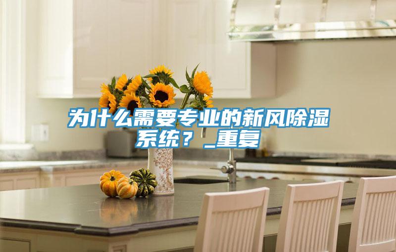 為什么需要專業的新風除濕系統？_重復