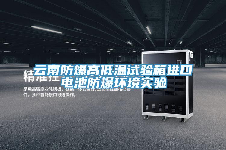 云南防爆高低溫試驗(yàn)箱進(jìn)口電池防爆環(huán)境實(shí)驗(yàn)
