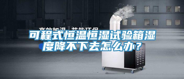 可程式恒溫恒濕試驗箱濕度降不下去怎么辦？