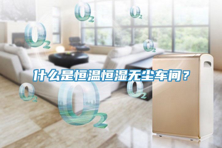 什么是恒溫恒濕無塵車間？