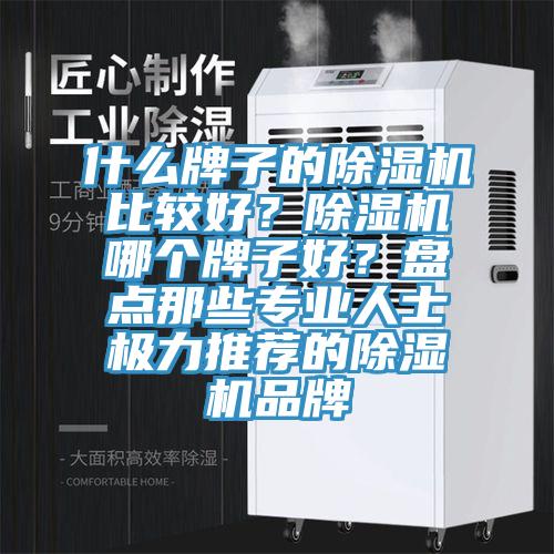 什么牌子的除濕機比較好?除濕機哪個牌子好?盤點那些專業人士極力推薦的除濕機品牌