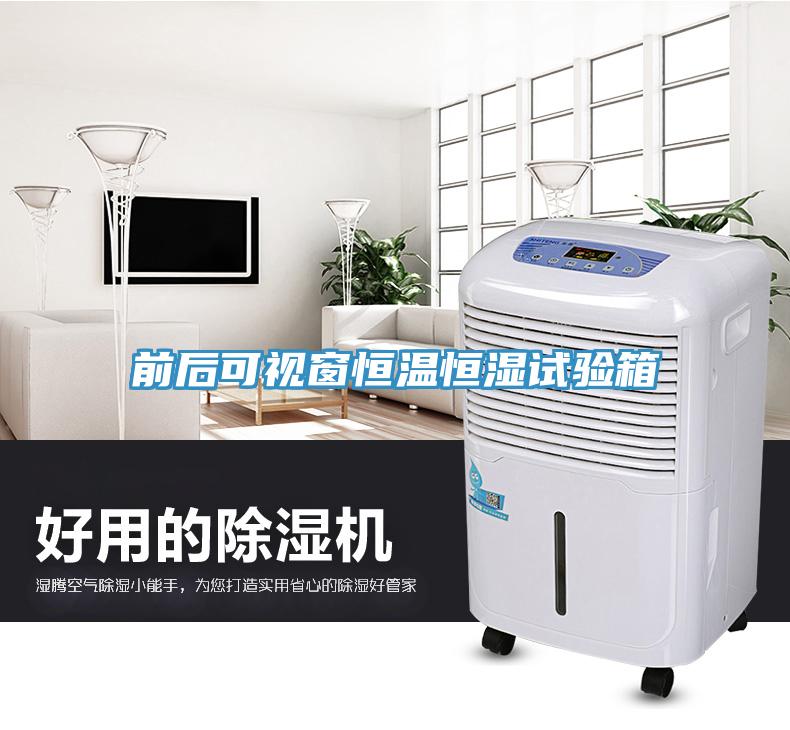 前后可視窗恒溫恒濕試驗箱