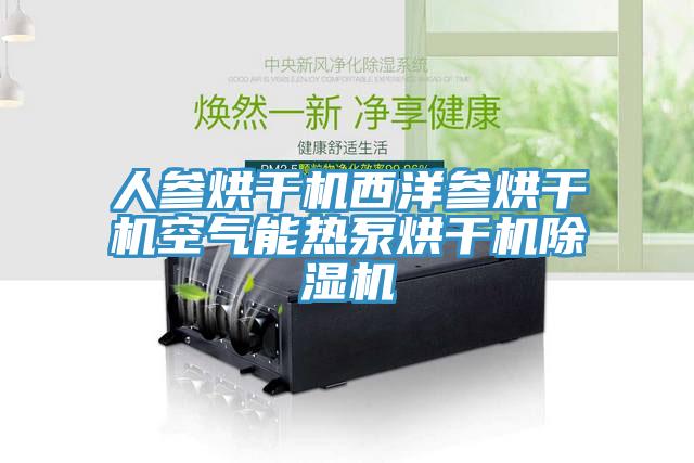 人參烘干機西洋參烘干機空氣能熱泵烘干機除濕機