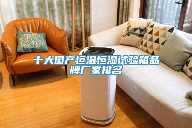 十大國產恒溫恒濕試驗箱品牌廠家排名