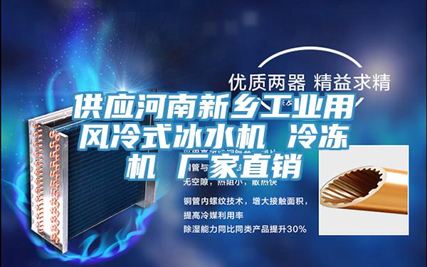 供應河南新鄉工業用風冷式冰水機 冷凍機 廠家直銷