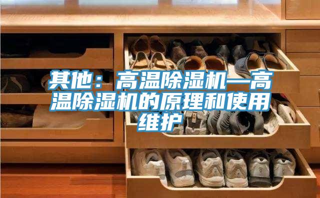 其他：高溫除濕機(jī)—高溫除濕機(jī)的原理和使用維護(hù)
