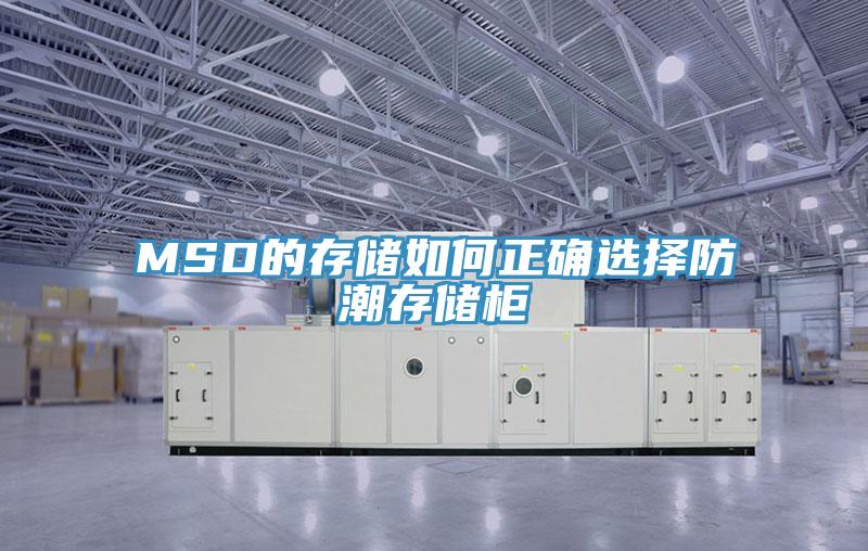 MSD的存儲如何正確選擇防潮存儲柜