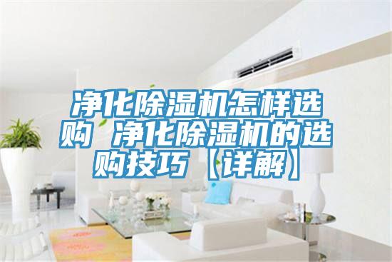凈化除濕機怎樣選購 凈化除濕機的選購技巧【詳解】