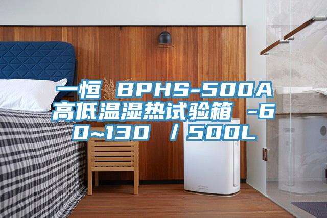 一恒 BPHS-500A高低溫濕熱試驗箱 -60~130℃/500L