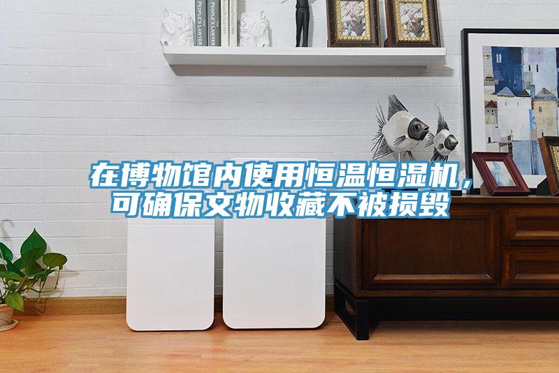 在博物館內使用恒溫恒濕機，可確保文物收藏不被損毀