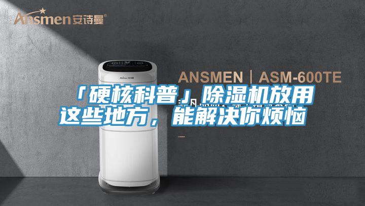 「硬核科普」除濕機放用這些地方，能解決你煩惱