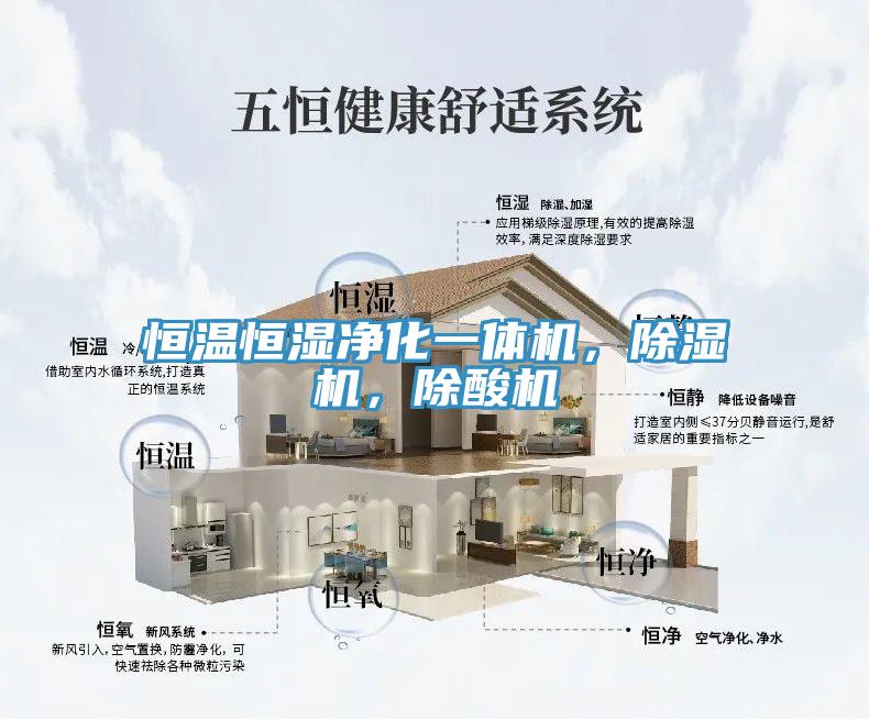 恒溫恒濕凈化一體機，除濕機，除酸機