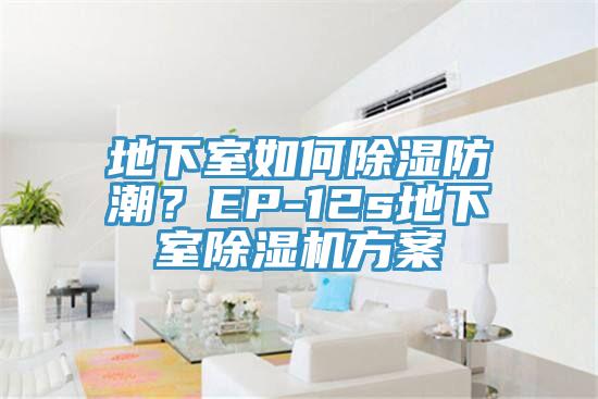 地下室如何除濕防潮？EP-12s地下室除濕機方案