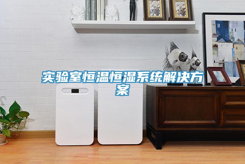 實驗室恒溫恒濕系統解決方案