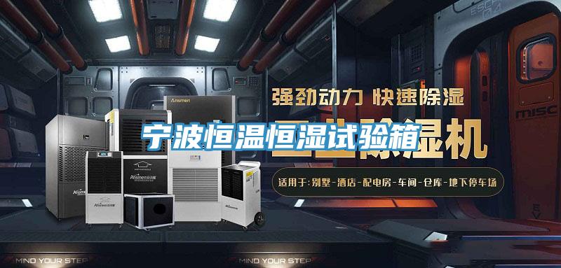 寧波恒溫恒濕試驗箱