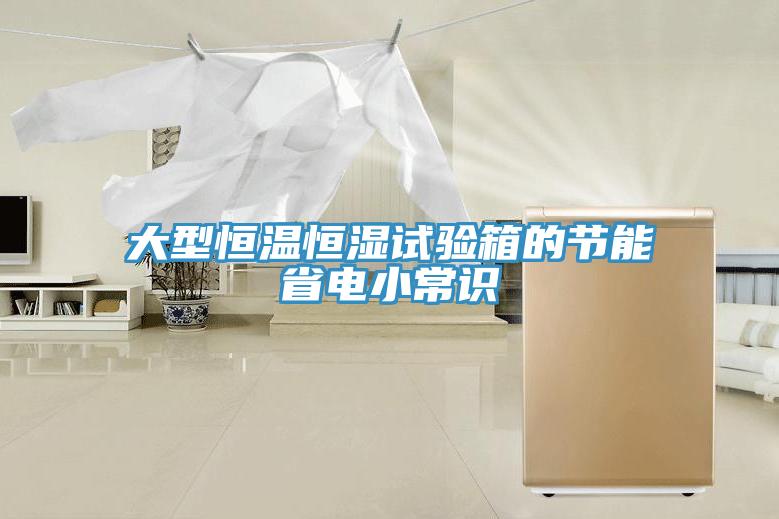 大型恒溫恒濕試驗(yàn)箱的節(jié)能省電小常識(shí)