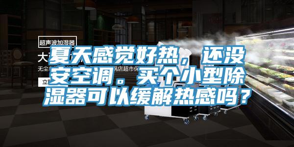 夏天感覺好熱,還沒安空調。買個小型除濕器可以緩解熱感嗎?