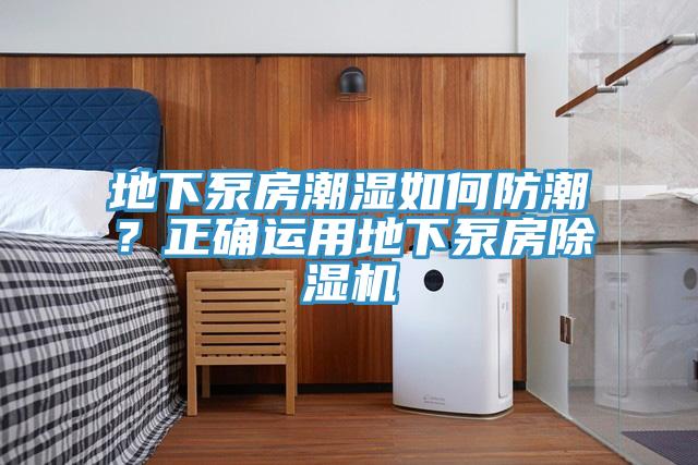 地下泵房潮濕如何防潮？正確運用地下泵房除濕機