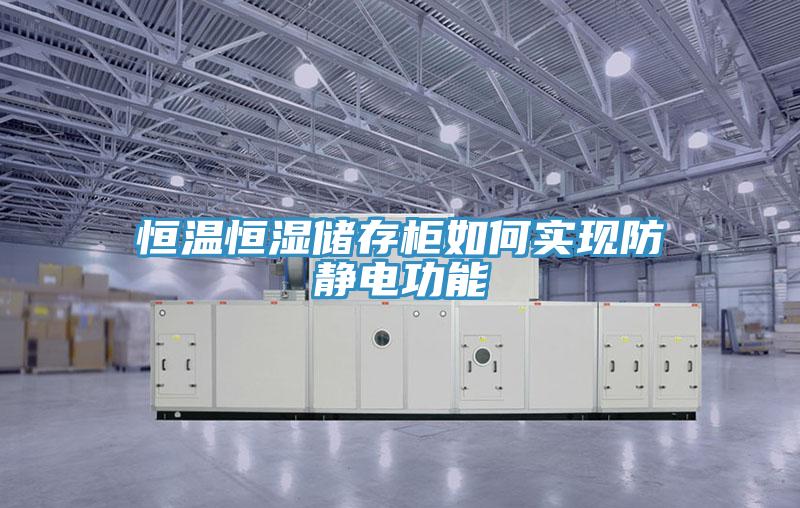 恒溫恒濕儲存柜如何實現防靜電功能