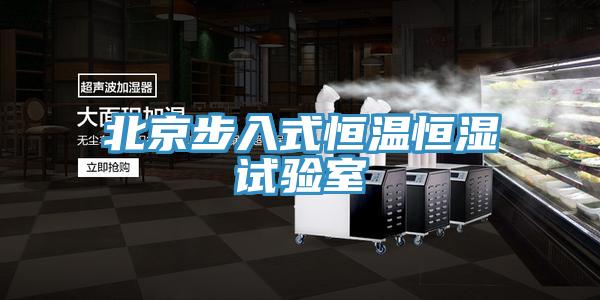 北京步入式恒溫恒濕試驗室