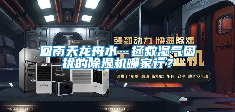 回南天龍舟水…拯救濕氣困擾的除濕機哪家行?