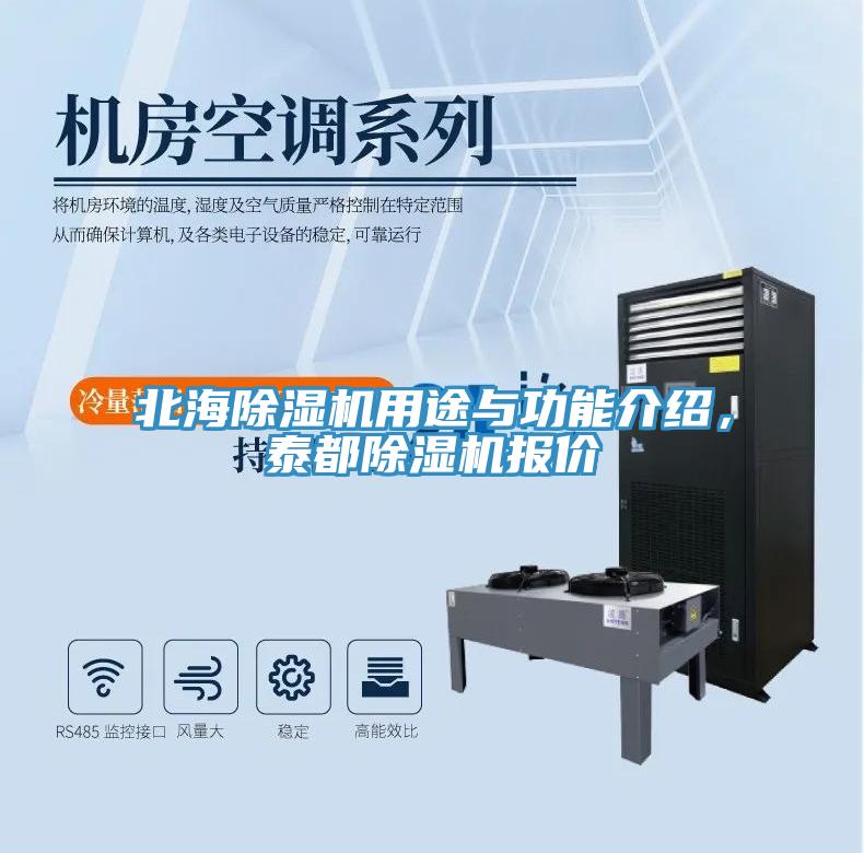 北海除濕機用途與功能介紹，泰都除濕機報價