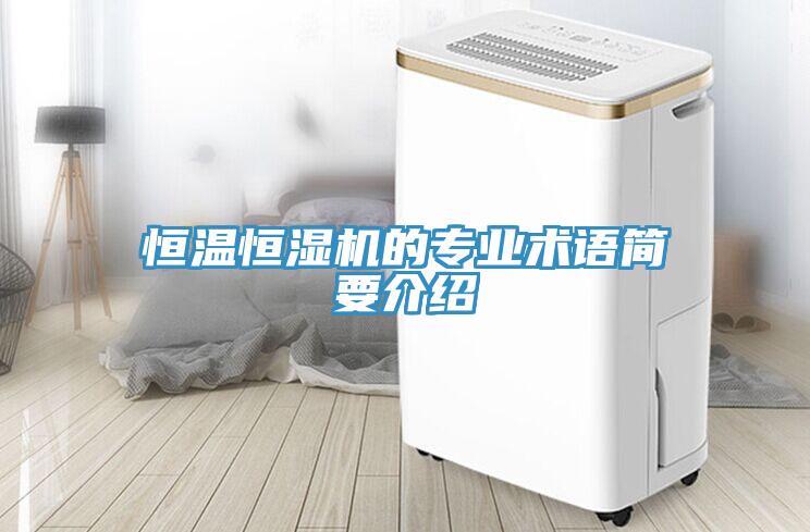 恒溫恒濕機(jī)的專(zhuān)業(yè)術(shù)語(yǔ)簡(jiǎn)要介紹