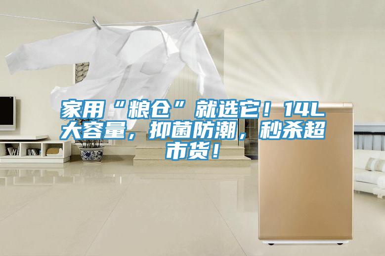 家用“糧倉”就選它!14L大容量,抑菌防潮,秒殺超市貨!