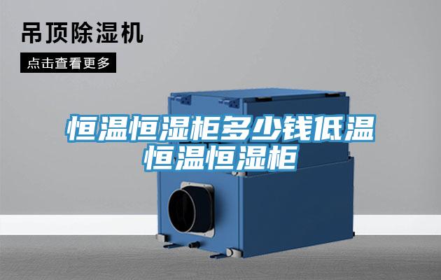 恒溫恒濕柜多少錢低溫恒溫恒濕柜