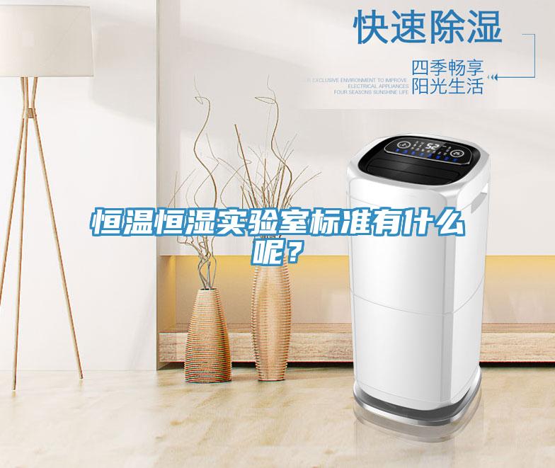 恒溫恒濕實驗室標準有什么呢？